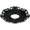 Ekena Millwork Orrington Ceiling Medallion (Fits Canopies up to 6 1/4"), 22"OD x 6 1/4"ID x 1 3/4"P, Black Pearl CM22ORBPS - alternate 3